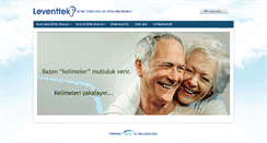 Desktop Screenshot of leventtek.com.tr